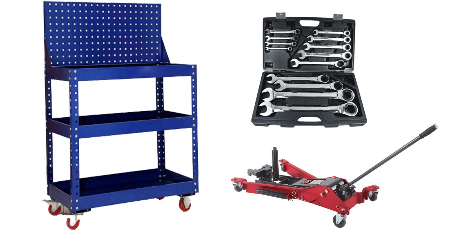 Bilverktyg och garageutrustning